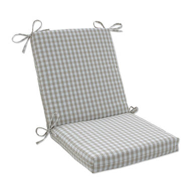 Plaid outdoor chair cushions hot sale